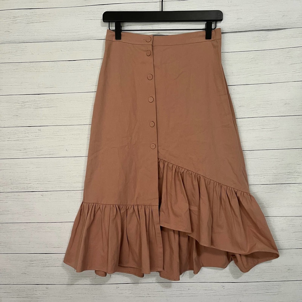 Anthropologie J.O.A Riley Ruffled Skirt - Picture 2 of 7